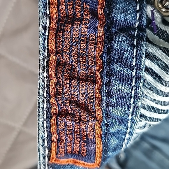 Rock Revival Jeans Size 26 Womens Nancy Crop Light Wash Blue Denim Skinny - Picture 11 of 13